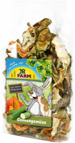 Jr. Farm Sun-Dried Vegetables Treat for Rodents 80g - Rabbit and Rodent Treats - 4024344070280 - 1