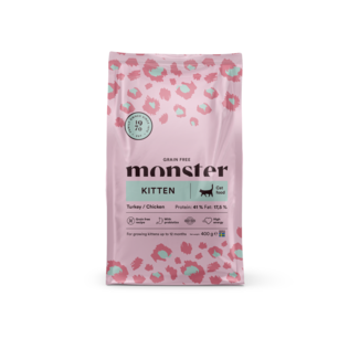 Monster Cat Grain-Free Kitten Turkey & Chicken - Monster Dry Food - 7350040125700 - 1