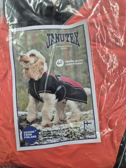 Janutex Thermal Coat 60cm orange - Dog Coats and Overalls - JANUTEXTAKKI60 - 1