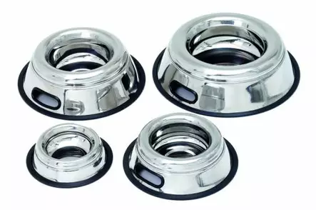 Karlie Metal Splash Bowl - Dog Metal Bowls - 4016598442630 - 1