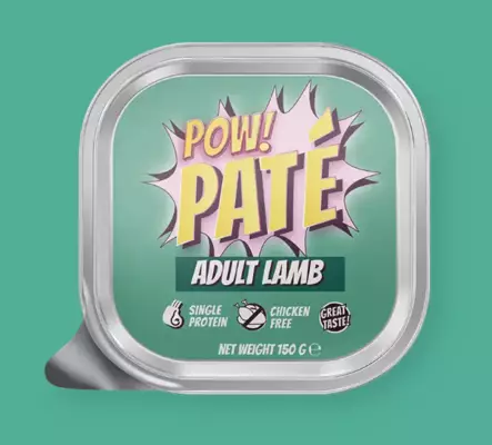 POW! Pate Adult Lamb 150g - Hundnassfutter - 7350040128770 - 1