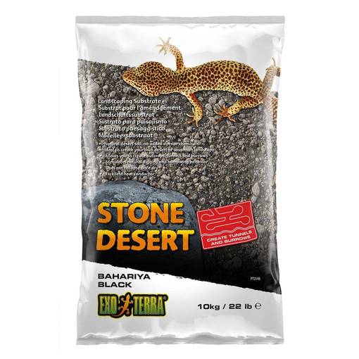 Exoterra Stone Desert 10 kg Dark Sand for Reptiles - Terrarium Bedding and Substrate - 015561231480 - 1