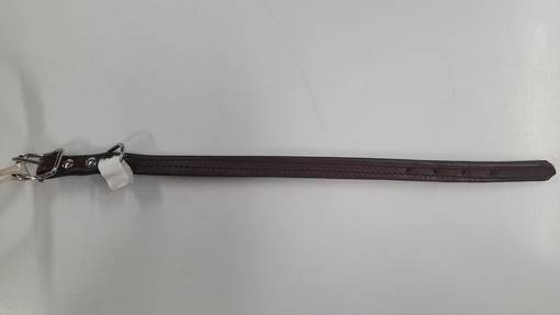 Hollolan Lederhalsband 30cm x 13mm Braun - Hunde Lederhalsbänder - HOL20 - 1