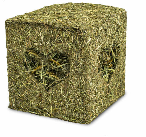 Jr. Farm Meadow Hay Cubes with Mealworms for Rodents 125g - Rabbit and Rodent Treats - 4024344197390 - 1