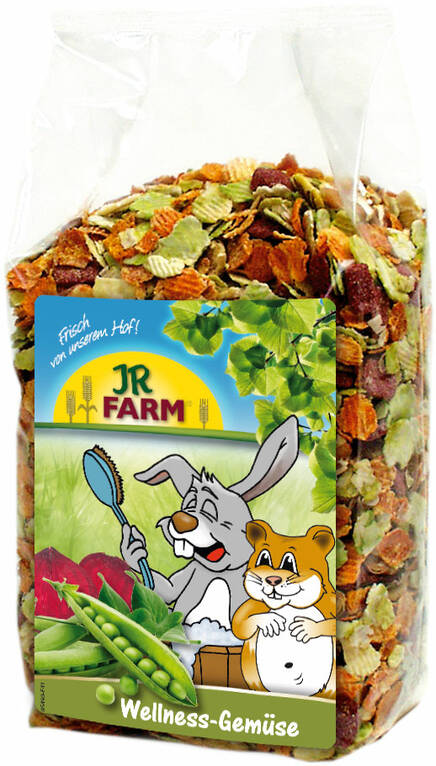 Jr. Farm Wellness Vegetable Flakes Small Animal Treat 600g - Rabbit and Rodent Treats - 4024344055690 - 1