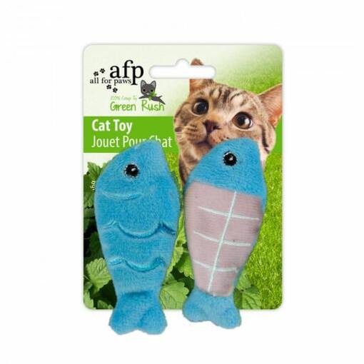 All For Paws Catch Of The Day Catnip Fish - Cat Activation Toys - 847922020910 - 1