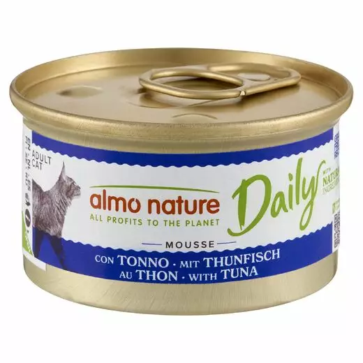 Almo Nature Daily Cat Tonnikala 85g - Våtmat i burk för katt - 8001154120370 - 1