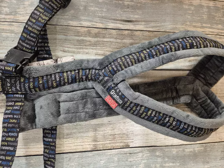 Finnero Ratia Y-Harness Blue-Grey Large Sizes - FinNero Dog Harnesses - 6430042790340 - 1