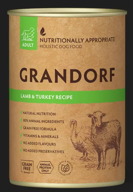Grandorf D Lamb Turkey 400g - Hundens våtfoder - 5407007852130 - 1