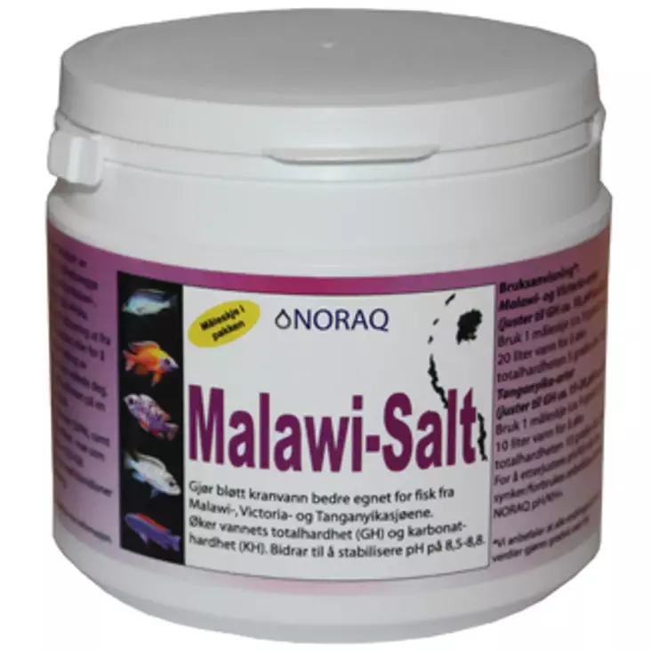 NORAQ Malawi-Salt Malawisuola 500g - Akvarievattenvårdsprodukter - 7090009130290 - 1