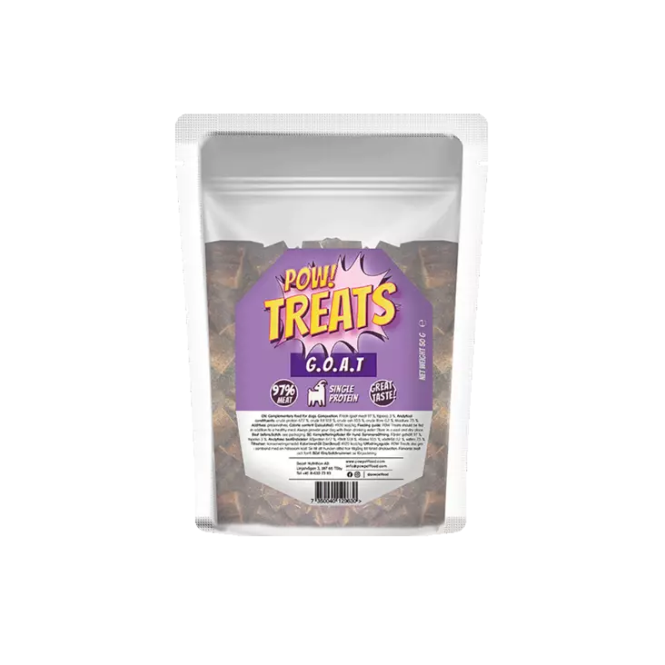 POW Treats G.O.A.T 50g - Hundgodis - 7350040129630 - 1