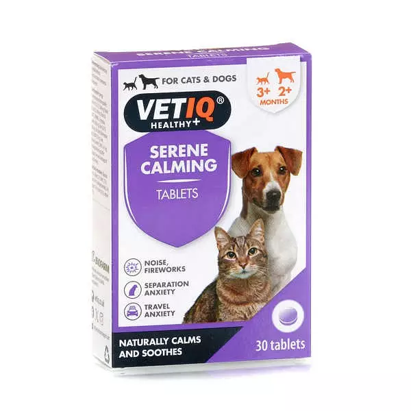 VetIQ Serene Calming 30tbl - Dog Supplements - 750826004620 - 1