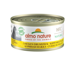 Almo Nature HFC Natural Cat Chicken Drumstick Supplementary Food 70g - Wet Cat Food Cans - 8001154120851 - 1