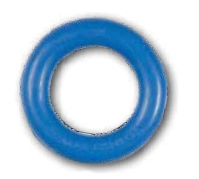 Happy Pet Tough Toy Solid Rubber Ring 3.4in for Dogs - Dog Latex and Rubber Toys - 701029000711 - 1
