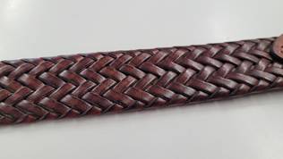 Backbone Geflochtenes Lederhalsband 61cm - Hunde Lederhalsbänder - 7340009019331 - 2