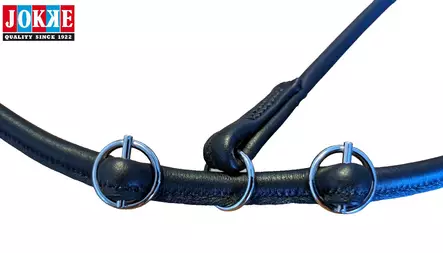 Jokke DoubleStop ziehfest Ausstellungsleine 140cm - Hundeausstellungsgeschirre - 6417114110541 - 2