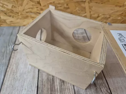 Wooden Small Animal Cage Nest - Rabbit and Rodent Nest Boxes and Accessories - 7643001612181 - 1