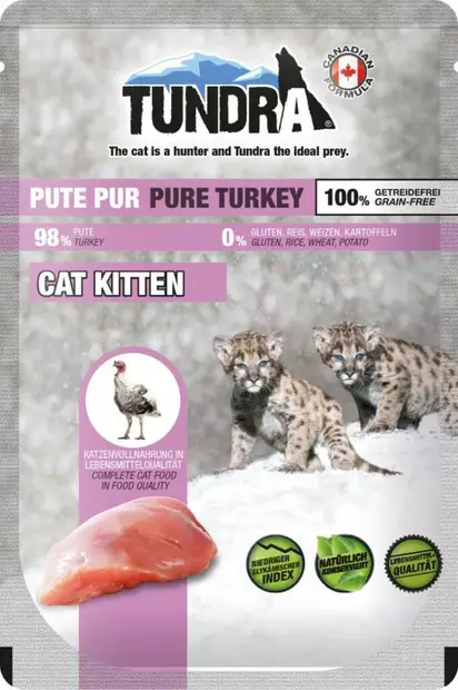 Tundra Kitten Turkey 85g - Specialty Wet Cat Food - 4027245007751 - 1