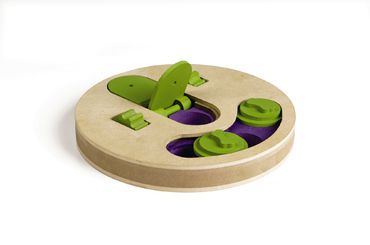 BeezTees Brain Game Fanatic hjärnspel för hundar och katter - Hundens aktivitetsleksaker - 8712695116301 - 1