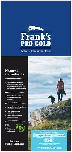Frank's Pro Gold Welpe Große Rasse Hundefutter - Franks Pro Gold Trockenfutter - 6420140010051 - 1