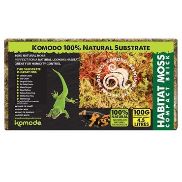 Komodo Habitat Moos für Terrarien - Terrarium Einstreu und Substrat - 701029830301 - 1