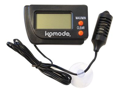 Komodo Digital Hygrometer for Terrariums - Terrarium Decor - 701029824041 - 1