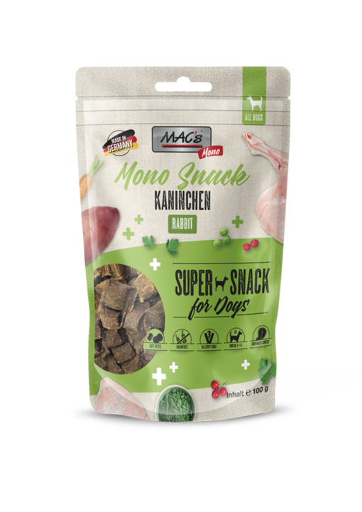 Macs Vetcare Snack kanin 100g - Hundgodis - 4027245096151 - 1
