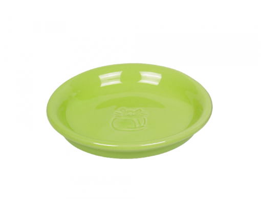 Nobby Cat Keramikmilchteller 14cm grün - Katzenfutterschalen - 4033766733611 - 1