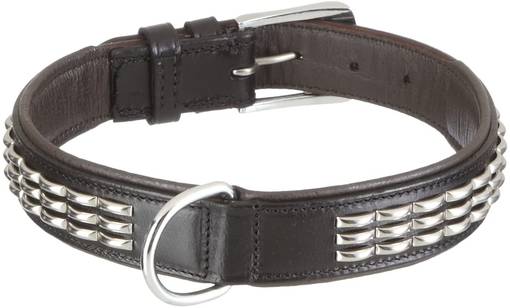 Nobby Lederhalsband mit Metalldekorationen - Hunde Lederhalsbänder - 4033766072291 - 1
