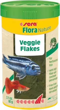 Sera Flora Nature 250ml - Fiskars torrfoder - 4001942523271 - 1