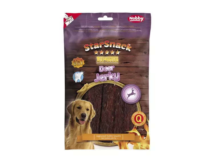 Nobby Starsnack BBQ Deer Jerky 50661 - Hundeleckerlis - 4033766506611 - 1