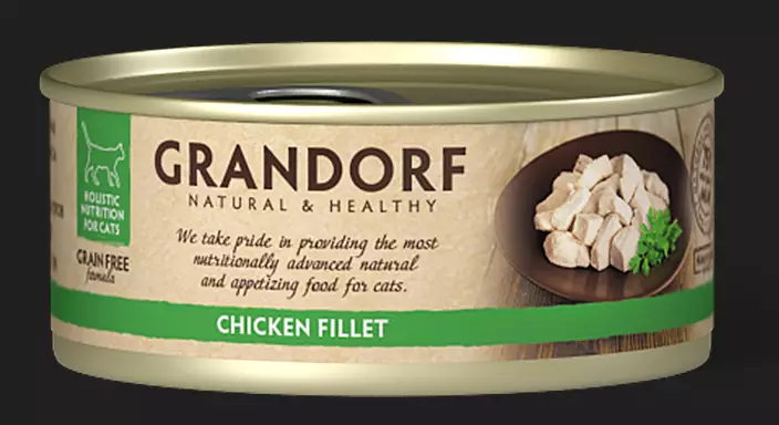 Grandorf C Chicken Breast 70g - Våtmat i burk för katt - 5407007850211 - 1