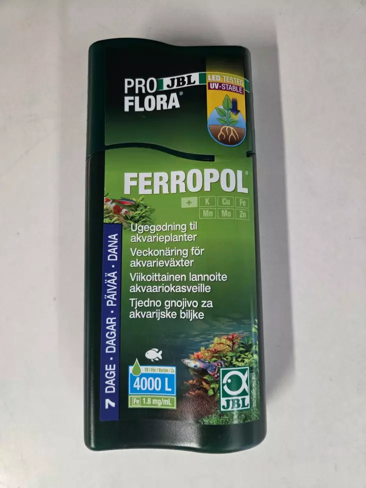 JBL ProFlora Ferropol Yleiskasvl 250ml - Akvarieväxtnäring - 4014162074201 - 1
