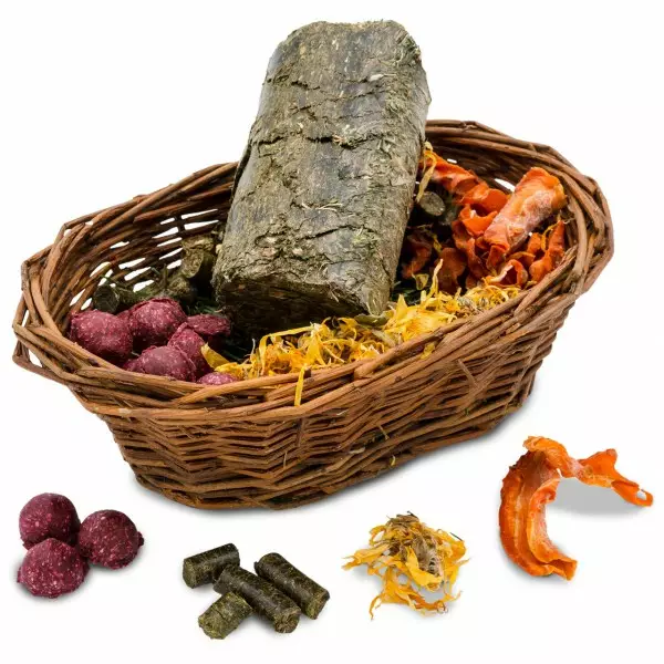 JR Farm Godiskorg 350g för kaniner och gnagare - Godisarer för kaniner och smådjur - 4024344256431 - 1