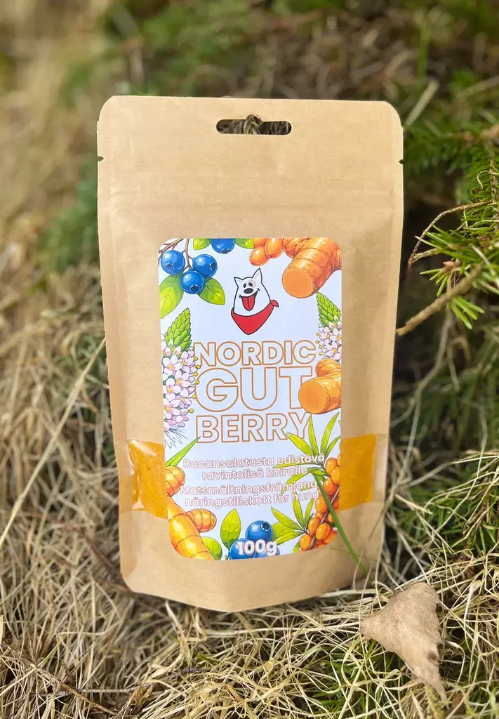 Nordic Gut Berry 100g - Hunde-Nahrungsergänzungen - 6429830298731 - 1