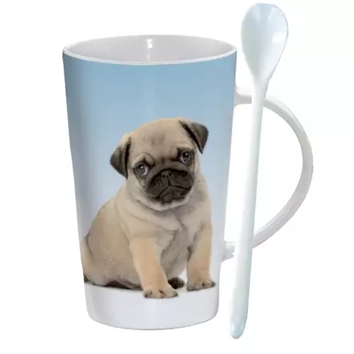 Otter House Choco Latte Little Pug Tasse - Tierbezogene Produkte - 5017680046841 - 1