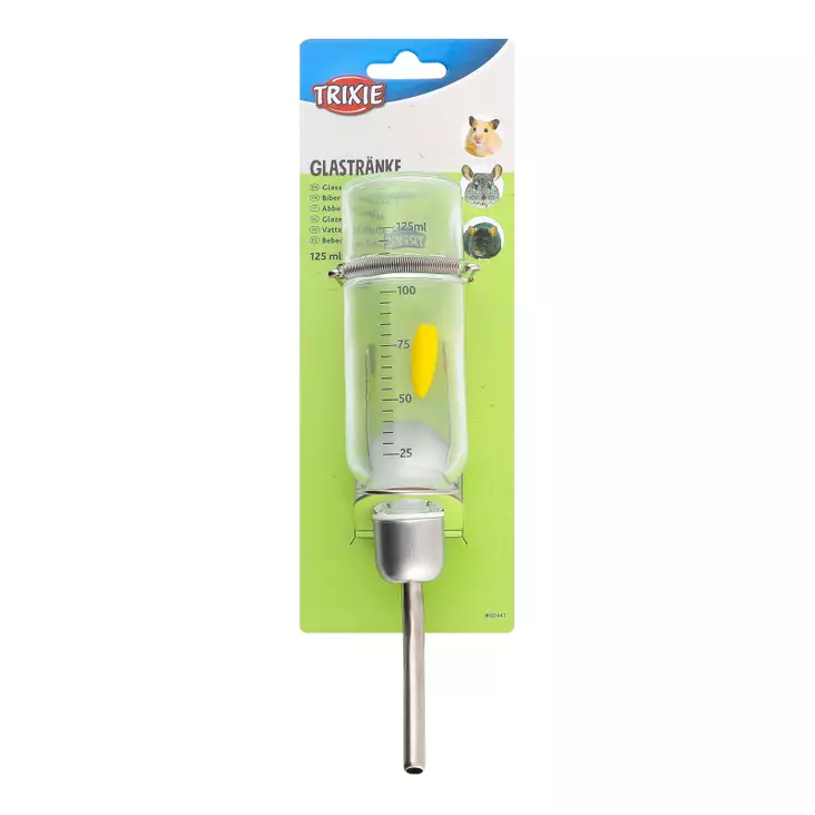Trixie lasinen juomapullo 125ml - Rabbit and Rodent Water Bottles - 4011905604411 - 1