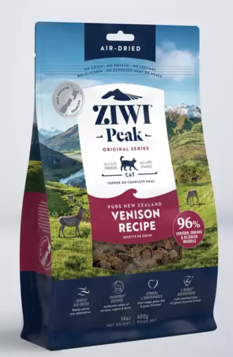 Ziwipeak Air Dried Venison 400 g Cat Food - Specialized Dry Cat Food - 9421016590551 - 1