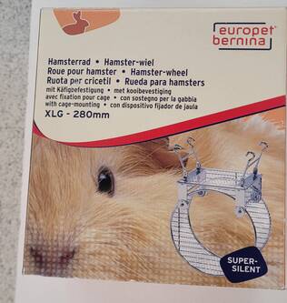 Europet Bernina Super Silent Metal - Rabbit and Rodent Toys and Enrichment - 4047059132562 - 1