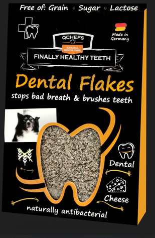 QCHEFS Dental Flakes for Dogs - Dog Dental Care - 4313042698002 - 1