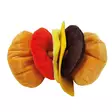 Nobby Happy Food Hamburger hundleksak - Hundars mjukdjur - 4033766657382 - 2