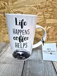 Otter House Life Happen Kaffee Hilfe Becher - Tierbezogene Produkte - 5017680046902 - 1