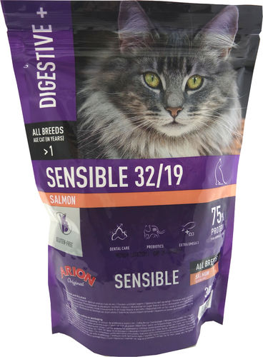 Arion Original Kat Adult Sensible 32/19 Lachs Katzen Trockenfutter - Arion Trockenfutter - 5414970058742 - 1