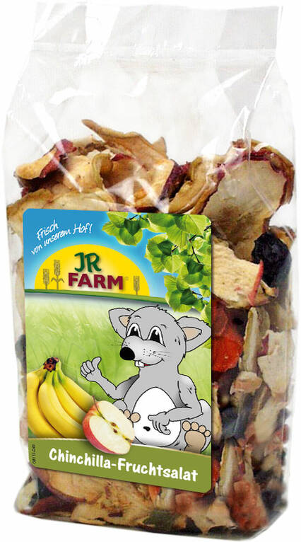 Jr. Farm Chinchillans Fruktsallad 125g - Godisarer för kaniner och smådjur - 4024344004612 - 1