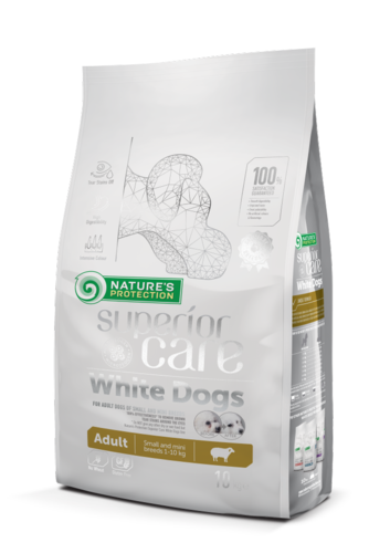Nature’s Protection Superior Care Adult Small White Dogs Lammkött hundfoder - Natures Protection hundfoder - 4771317456632 - 2