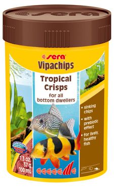 Sera Vipachips bottenfoder för akvariefiskar - Fiskars torrfoder - 4001942005142 - 1