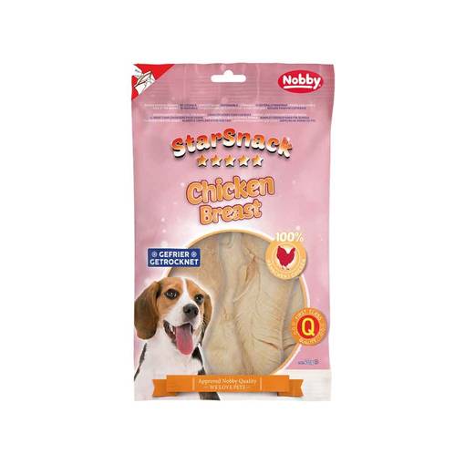 Nobby Stars Snack Kycklingbröst Filé 50792 - Hundgodis - 4033766507922 - 1