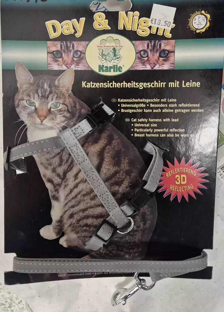 Karlie Day & Night Reflektierende Geschirre für Katzen - Katzengeschirre - 4016598280942 - 1