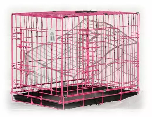 Metallihäkki XL pinkki 109x70x76cm - Hundburar - 6430035774142 - 1