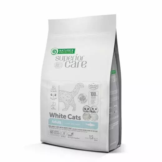NP SC CAT White Adult Silli 1,5kg - Cat Dry Food - 4771317476302 - 1